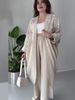 Women's Clothing Commuter Long Sleeve Two piece Suit Three dimensional Butterfly Decoration Thin Breathable_ecoleips.com