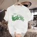 New Cotton Fashion Sense Printing Short-sleeved T-shirt Unisex Men Summer Tide Loose Hundred Tops_ecoleips.com