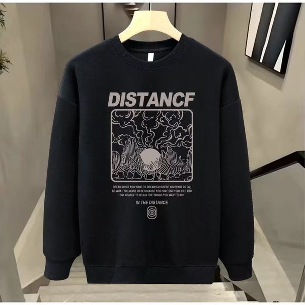 FW25 Matching Couple Cotton Crew Neck Sweatshirt - His & Hers_ecoleips.com