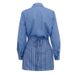 K Fashion Striped Skirt Set For Women's Clothing, New Style With Lapel And Long Sleeved Shirt, Commuting Two-piece Set_ecoleips.com