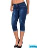 Women's 7/8 Skinny Jeans Cross Border Supply European American Style Simple Casual Stretch Denim Pants_ecoleips.com