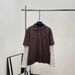 2025 Early Autumn New M Style Micro Label Polo Collar Striped Long Sleeve F Ake Two-Piece T-Shirt Top_ecoleips.com