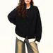 girl American Retro Two-Piece Knitted Sweater For Women, New Autumn And Winter Melad High-End Lazy Loose Top Trend_ecoleips.com