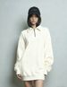 Women's British Style Zip-Up Hoodie Dress With Stand Collar - Fall & Winter Fashion Casual Tunic Sweater Dress (Black, White, Khaki, Peacock Blue)_ecoleips.com