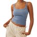 Women's Clothing New Knitted Pure Desire Camisole Vest Inner Wear Slim Hot Girl Y2_ecoleips.com