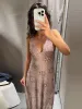 Chic Bead Embroidery Sequin Ruffle Dress Women Fashion Sleeveless Backless Strap Party Dresses 2025 New Vacation Evening Robes_ecoleips.com