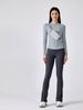 Women's Clothing Yoga Clothing Tops Slim Elastic Slimming Sports Long Sleeves Training Fitness Clothes_ecoleips.com