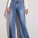 Women's Clothing Hot Style Cat Whiskers Loose High Waist Wide Leg Jeans For Women_ecoleips.com