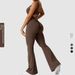 Women's Clothing Wide-leg Horn Jumpsuit Sexy Backless Sports Yoga Jumpsuit_ecoleips.com