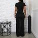 Women's Clothing Spring And Summer Women's Fashion Elegant Round Neck Short Tops And Trousers Casual Suits_ecoleips.com