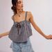 2026 Spring/Summer European American Cross-Border New Y2K Women's Plaid Ruched Patchwork Sexy Mini Tank Top Hot And_ecoleips.com