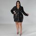 Women's Clothing Plus Size Sequined Suit Jacket For Women Style Sequin Long Sleeve For Formal & Casual For Women_ecoleips.com