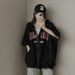 Women's Short Sleeved Cardigan Grey Sweatshirt Korean Style Sporty Loose Hoodie with Zipper Spring Summer 2023 Unique Design_ecoleips.com