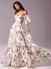 K New Women's Off-Shoulder Fashion Ethereal Long-Line Evening Gown Dress_ecoleips.com