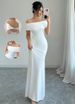 Women's Sleeveless Off-Shoulder Bodycon Dress Slim Fit Elegant Sexy Fashionable_ecoleips.com