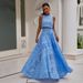 Women's Clothing Autumn New Women's Clothing Temperament Sleeveless Embroidery Hollow Lace Long Skirt Holiday Suit Two Piece Set_ecoleips.com