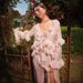 Summer New Design Cross Border Long Dress European American Style Irregular V Neck Ruffled Slit Casual Elegant Fashion Thin_ecoleips.com