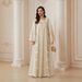 NT11 Women's Elegant round Neck Dress Rhinestone Print Ethnic Jacquard Robe Cross Border Fashion for Ladies_ecoleips.com