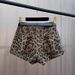 Women's Spicy Retro PU Leather Straight Leg Shorts Autumn/Winter Fashionable Petite Commuter Hot Pants Trendy And Versatile_ecoleips.com