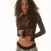 Women's Clothing See Through Lace Tops Mesh Multicolor Long Sleeve Bottoming Shirt Sexy Hotties_ecoleips.com