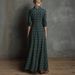 Women's Double-Sided Printed Casual Long-Sleeved Plaid Dress European American Style New Arrival 2025_ecoleips.com