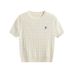 New Summer Women's Twisted Ice Silk Knit T-Shirt - Slim Fit Round Neck Short Sleeve Top - Breathable & Stylish Casual Tee_ecoleips.com