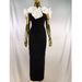Women's Elegant Bandage Dress Off-Shoulder Large Floral Pattern Slim Fit Sexy Long Gown_ecoleips.com