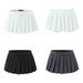 Verve 6429-Spring New Fashion Waist Bow Pleated Pants Half Skirt Women's Style_ecoleips.com
