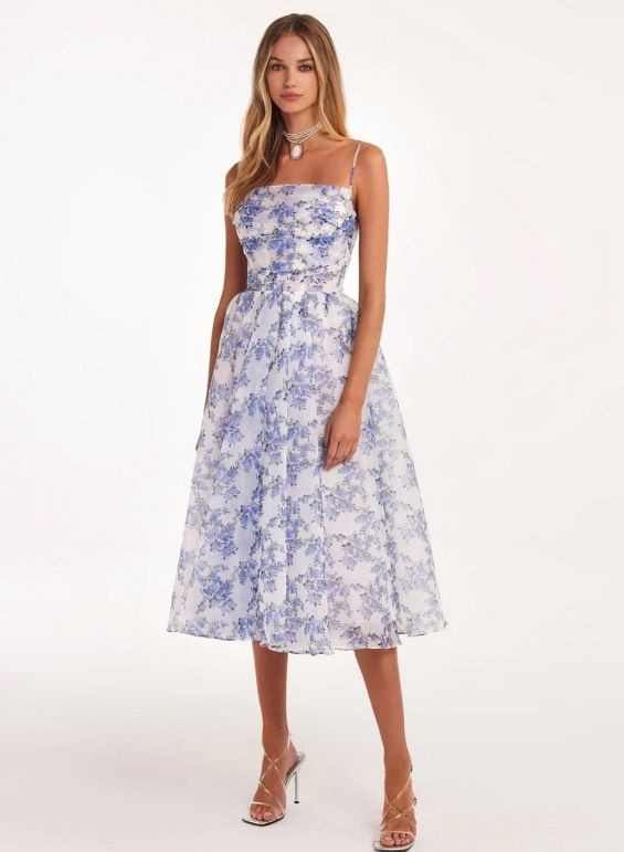 Fashion Off Shoulder Chiffon Midi Dress Elegant Fairy Style European American Women Clothing Formal Evening Party Dress_ecoleips.com