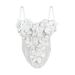 Cross-border European And American New Style 3D Floral Camisole Top Slim Fit Pure Desire Sexy Fishbone Chest Inner Wear_ecoleips.com