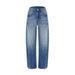 Women's Vintage Washed Denim Wide Leg Jeans Casual Stretch Cotton Fashionable Spring/Autumn Office Lady Style_ecoleips.com