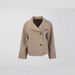 Elegant Winter And Autumn Women's Coat With Standing Collar, Buttoned Long Sleeves, And Woolen Fabric_ecoleips.com