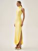 Blifanbo Split Turtleneck Sexy Maxi Dress Women Gown One-shoulder High Waist Bodycon Solid Fashion Club Party Long Dress Elegant_ecoleips.com