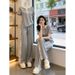 2026 Summer Super Stylish Casual Sports Outfit For Women, Trendy And Youthful, Lace Hooded Short-Sleeve Wide-Leg Pants_ecoleips.com