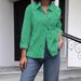 Women's Clothing Spring And Summer New Shirt Collar Loose Embroidery Hollow Large Size Shirt Tops For Women_ecoleips.com