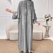 Muslim Dress Women Luxury Gold Foil Muslim Dress – Dubai & Moroccan Inspired Elegance For Women_ecoleips.com