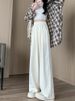 K Women's New Slim And Loose Hanging Pants Straight Leg Casual Wide Leg Pants_ecoleips.com
