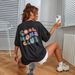 Women's Essential Relaxed-Fit Graphic Tee Soft Breathable Cotton T-Shirt Casual Comfort Everyday Fashion Top_ecoleips.com