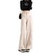 American Fashion Brand Vibe Workwear Jeans Women's New Loose High Waisted Versatile Straight Wide Leg Long Pants_ecoleips.com