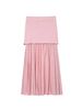 Women's Clothing Knitted One Line Wrap Top Skirt Set_ecoleips.com