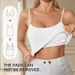 European And American Style Double-shoulder Fully Fixed Cup Camisole Bra, Summer Tank Top With Chest Pads For_ecoleips.com