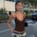 Lace Trim V-Neck Cami Top - Stretchy Bodycon Tank For Women, Sexy Layering Piece For Clubwear And Daily Fashion_ecoleips.com