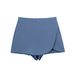 European And American Cross-Border Women's Fashion Wholesale High-Waisted Asymmetric Shorts Skirt Pants_ecoleips.com