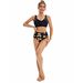 Aria Basics New European And American Style Hot Spring Women's Swimsuit, Sexy Printed Plus-size Bikini, Backless, Lace-up,_ecoleips.com