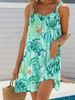New Women Dress Sleeveless Elegant For Women Fashion Summer Mini Strap Beach Dress Sea Turtle 3d Print Dresses Bohemian Party_ecoleips.com