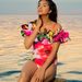 Women's Clothing Sexy One-piece Swimsuit Retro Swimsuit Chiffon Beach Dress Suit_ecoleips.com