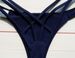 Women's Clothing Sexy Swimsuit New Bikini Solid Color Chest Bow Biki Nail Pants_ecoleips.com