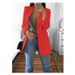 Women's Oversized Blazer Jacket – Long Sleeve Notched Lapel Open Front Coat, Trendy Workwear & Streetwear (18 Colors, S-5XL)_ecoleips.com