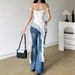 European And American Style 2024 Summer New Women's Clothing Solid Color Slim-fit Street Fashion_ecoleips.com