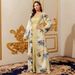 Muslim Robe Ladies Dress Printed Long Skirt Dress_ecoleips.com